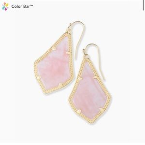 Kendra Scott Alex Earrings in Rose Quartz
